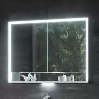 Keuco Royal Lumos Unterputz-Spiegelschrank 100 x 73,5 cm mit LED-Beleuchtung, 2