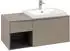 Villeroy & Boch Subway 3.0 100,1cm 2 Auszüge + Regal links Griffe glänzend ohne LED-Licht (C57100VM)