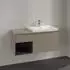 Villeroy & Boch Subway 3.0 100,1cm 2 Auszüge + Regal links Griffe glänzend ohne LED-Licht (C57100VM)