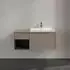 Villeroy & Boch Subway 3.0 100,1cm 2 Auszüge + Regal links Griffe glänzend ohne LED-Licht (C57100VM)