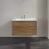 Villeroy & Boch Subway 3.0 97,3cm 2 Auszüge Griffe glänzend mit LED-Licht (C570L0RH)