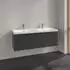 Villeroy & Boch Subway 3.0 127,2cm 2 Auszüge Griffe monochrom, ohne LED-Licht, für Doppel-Waschtisch (C56702VR)