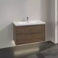 Villeroy & Boch Subway 3.0 Waschtischunterschrank 97,3 cm, 2 Ausz&uuml;ge, mit