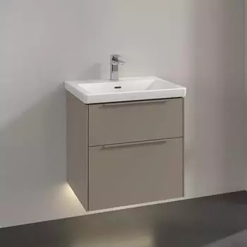 Villeroy & Boch Subway 3.0 57,2cm 2 Ausz&uuml;ge Griffe monochrom, mit LED-Licht (C578L2VM)