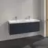 Villeroy & Boch Subway 3.0 127,2cm 2 Auszüge Griffe glänzend ohne LED-Licht, für Doppel-Waschtisch (C56700VQ)