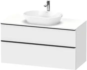 Duravit D-Neo 120x66,4cm 2 Ausz&uuml;ge Griff diamantschwarz (DE49690BD180000)