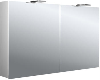 emco pure 2 Style LED-Lichtspiegelschrank 120 cm, mit LED-Aufsatzleuchte, 2 T&uuml;ren (979705305)