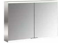 Emco prime Aufputz-Lichtspiegelschrank 949706245 1000x700mm, 2-t&uuml;rig,