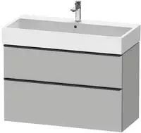 Duravit Waschtischunterschrank D-Neo 98,4x44,2cm, sw/gr m, 1 Schubk., 1 Ausz.