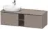Duravit D-Neo links 140x45,9cm 2 Auszüge Griff diamantschwarz (DE4950LBD430000)