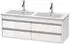 Duravit Ketho 127x48x47,5 glossy white