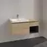 Villeroy & Boch Subway 3.0 100,1cm 2 Auszüge + Regal rechts, Griffe volcano black ohne LED-Licht (C57201VJ)