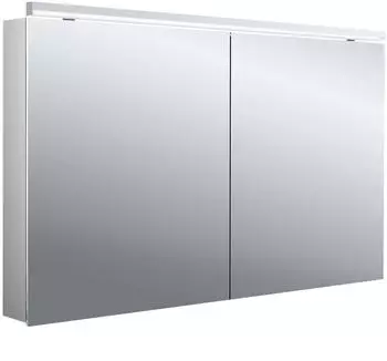 emco flat 2 Classic LED-Lichtspiegelschrank 120 cm, mit LED-Aufsatzleuchte, 2 Türen (979706505)