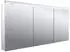 emco flat 2 Classic LED-Lichtspiegelschrank 160 cm, mit LED-Aufsatzleuchte, 3 Türen (979706507)