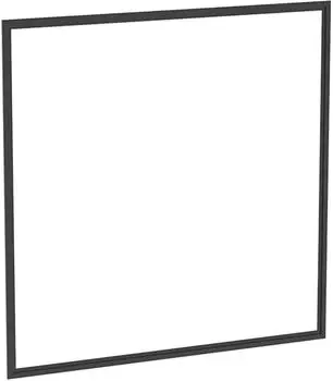 Geberit Abdeckrahmen f&uuml;r ONE Spiegelschrank UP-Montage, 120 cm schwarz matt (505.845.00.3)