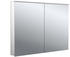 emco flat 2 Design LED-Lichtspiegelschrank 100 cm, mit Lichtsegel, 2 Türen (979706404)