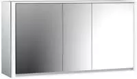 Emco loft LED-Lichtspiegelschrank 160 cm, 3 T&uuml;ren, Aufputzmodell, Badm&ouml;bel,