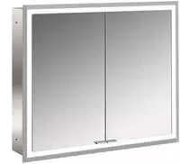 Emco prime Facelift LED-Lichtspiegelschrank 80 cm, 2 T&uuml;ren, Unterputzmodell,