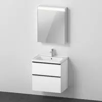 Duravit D-Neo M&ouml;belset mit Spiegelschrank 65 cm, Badm&ouml;bel, DE0115L1818,