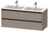 Duravit Ketho.2 wandhängend 2 Auszüge 128 cm (K25266043430000)