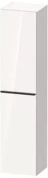 Duravit D-Neo Hochschrank 40 x 176 cm, 1 T&uuml;r Anschlag links, Griff diamantschwarz (DE1328LBD220000)