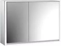 Emco loft LED-Lichtspiegelschrank 100 cm, 2 T&uuml;ren, Aufputzmodell, Badm&ouml;bel,