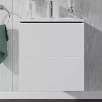 Duravit L-Cube wandh&auml;ngend Compact mit 2 Ausz&uuml;gen 52x42,1 cm (LC621803030)