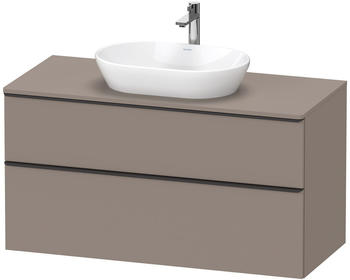 Duravit D-Neo 120x66,4cm 2 Ausz&uuml;ge Griff diamantschwarz (DE49690BD430000)