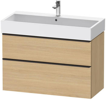 Duravit D-Neo 98,4x62,5cm 2 Ausz&uuml;ge Griff diamantschwarz (DE43740BD300000)