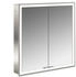 emco prime Facelift LED-Lichtspiegelschrank 60 cm, 2 Türen, Unterputzmodell (949706371)