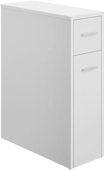 en.casa Badezimmerschrank Kauhajoki 61x20x45cm wei&szlig;