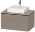 Duravit L-Cube mit 2 Auszügen 82x55 cm (LC4880043430000)