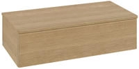 V&B Sideboard mit Frontstruktur Antao 100x26,8x50cm, WBP hon. Oa, hon. Oa