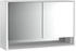 emco loft LED-Lichtspiegelschrank 130 cm, 2 Türen mit Unterfach, Aufputzmodell (979805220)