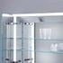 KEUCO Royal Lumos Aufputz-Spiegelschrank 65 x 73,5 cm mit LED-Beleuchtung, Türanschlag links silber eloxiert (14321172201)