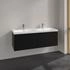 Villeroy & Boch Subway 3.0 127,2cm 2 Auszüge Griffe volcano black ohne LED-Licht, für Doppel-Waschtisch (C56701VL)