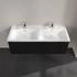 Villeroy & Boch Subway 3.0 127,2cm 2 Auszüge Griffe volcano black ohne LED-Licht, für Doppel-Waschtisch (C56701VL)