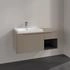 Villeroy & Boch Subway 3.0 100,1cm 2 Auszüge + Regal rechts, Griffe monochrom, ohne LED-Licht (C57202VM)