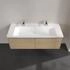 Villeroy & Boch Subway 3.0 127,2cm 2 Auszüge Griffe glänzend ohne LED-Licht (C60100VJ)