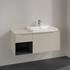 Villeroy & Boch Subway 3.0 100,1cm 2 Auszüge + Regal links Griffe monochrom, ohne LED-Licht (C57102VN)