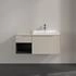 Villeroy & Boch Subway 3.0 100,1cm 2 Auszüge + Regal links Griffe monochrom, ohne LED-Licht (C57102VN)