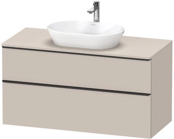 Duravit D-Neo 120x66,4cm 2 Auszüge Griff diamantschwarz (DE49690BD910000)