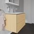 Duravit L-Cube wandhängend mit 2 Auszügen 82x48,1cm Becken mittig (LC624103030)