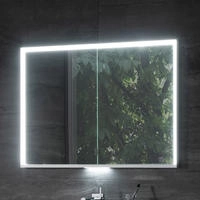 Keuco Royal Lumos Aufputz-Spiegelschrank 105 x 73,5 cm mit LED-Beleuchtung, 2 T&uuml;ren,