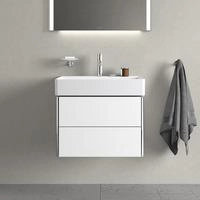 Duravit Waschtischunterschrank XSquare 58,4x46cm, we m, 2 Schubk., wandh&auml;ngend