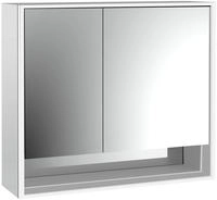 Emco Loft Aufputz-Lichtspiegelschrank 979805208 800x733mm, Unterfach, LED,...