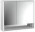 emco loft LED-Lichtspiegelschrank 80 cm, 2 Türen mit Unterfach, Aufputzmodell (979805208)