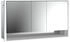 emco loft LED-Lichtspiegelschrank 160 cm, 3 Türen und Unterfach, Unterputzmodell (979805223)