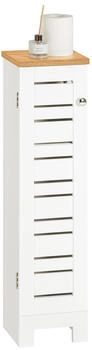 SoBuy Standregal / Toilettenrollenhalter 20x75x18cm weiß (BZR85)