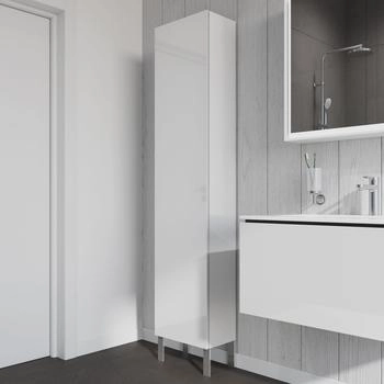 Duravit L-Cube Hochschrank 40 x 24,3 x 176 cm, Anschlag links (LC1170L8080)